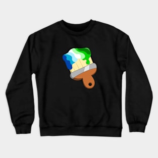 Pride Paintbrush Crewneck Sweatshirt